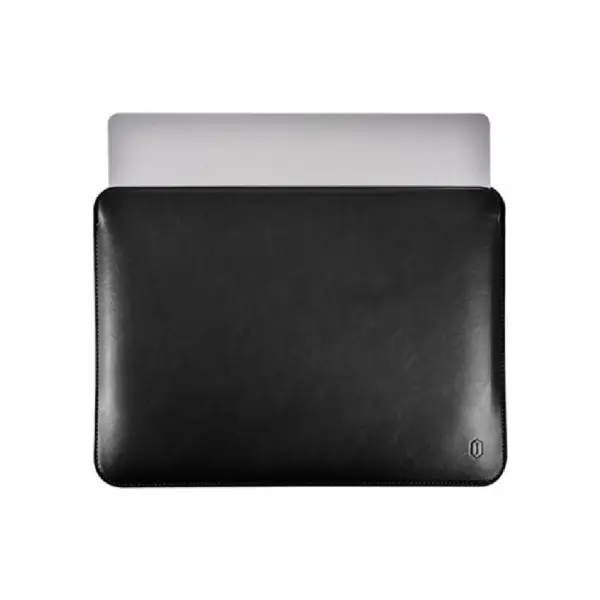 WIWU SKIN PRO PLATINUM TECH LEATHER SLEEVE FOR MACBOOK 14.2 INCH | BLACK